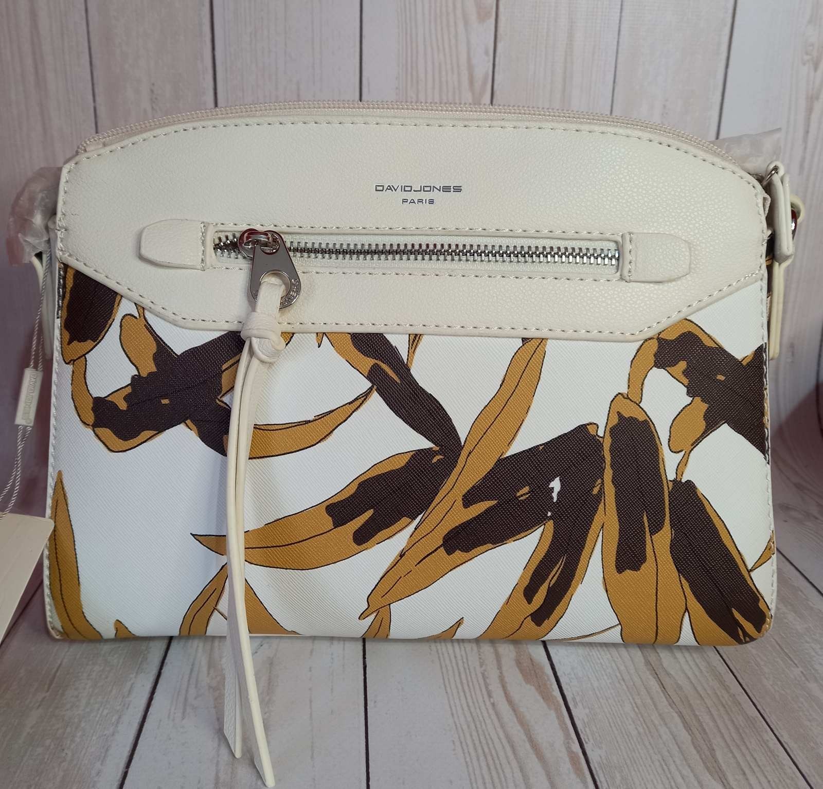 

Сумка крос-боди David Jones 5938-1T white белая 26*11*19см