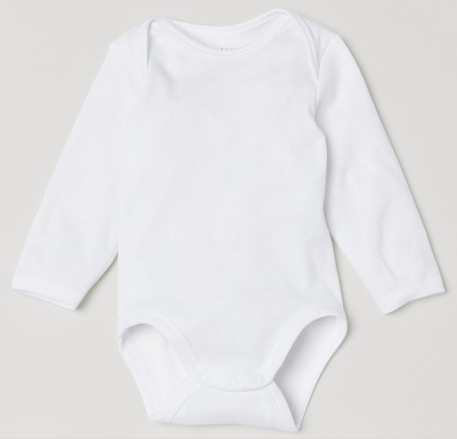 

Боди H&M 708291 56 см Белое