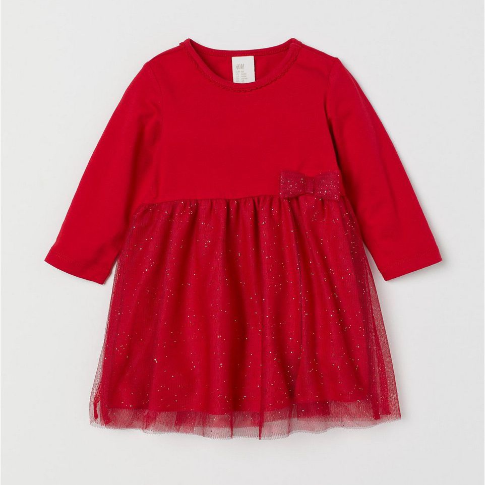 

Платье H&M 749487 92 см Бордовое