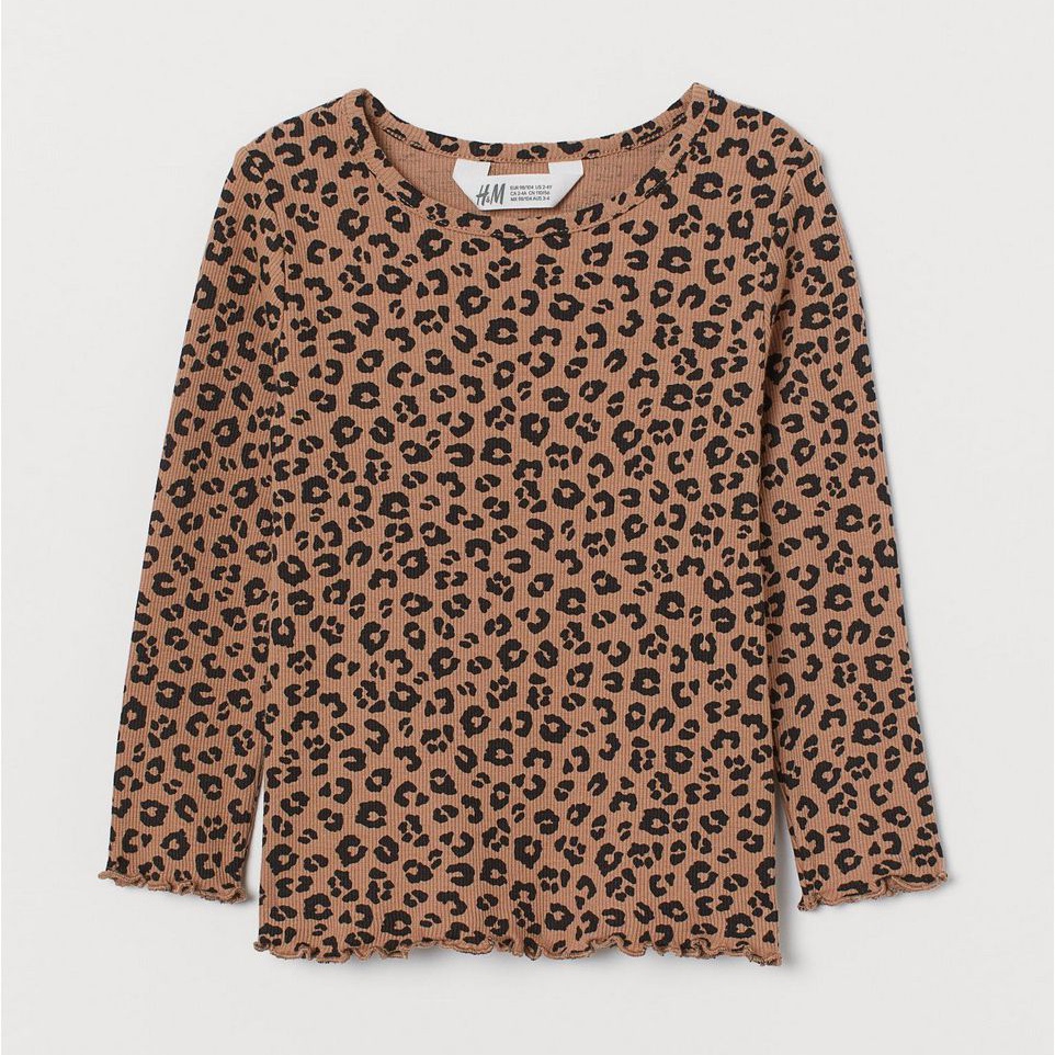 

Футболка с длинными рукавами H&M 837242 110-116 см Бежевая (KZ2000001031049)