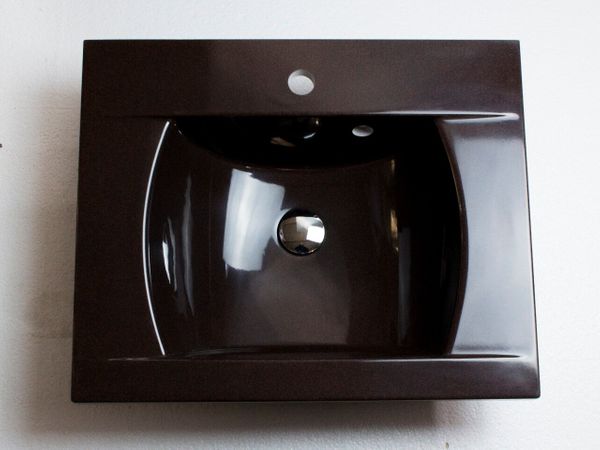 

Раковина накладная Sevilla 600x490 коричневая SH
