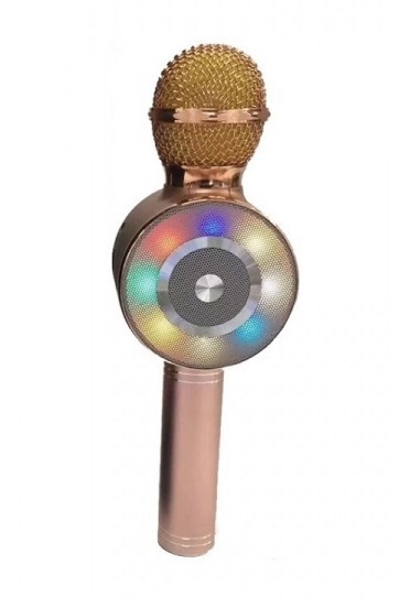 

Беспроводной Bluetooth микрофон для караоке WS-669 Розовый