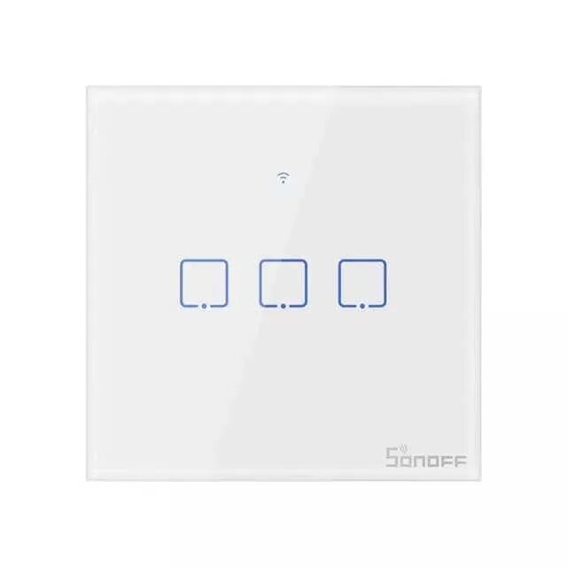 

Сенсорный Wi-Fi выключатель Sonoff TX T2 три канала