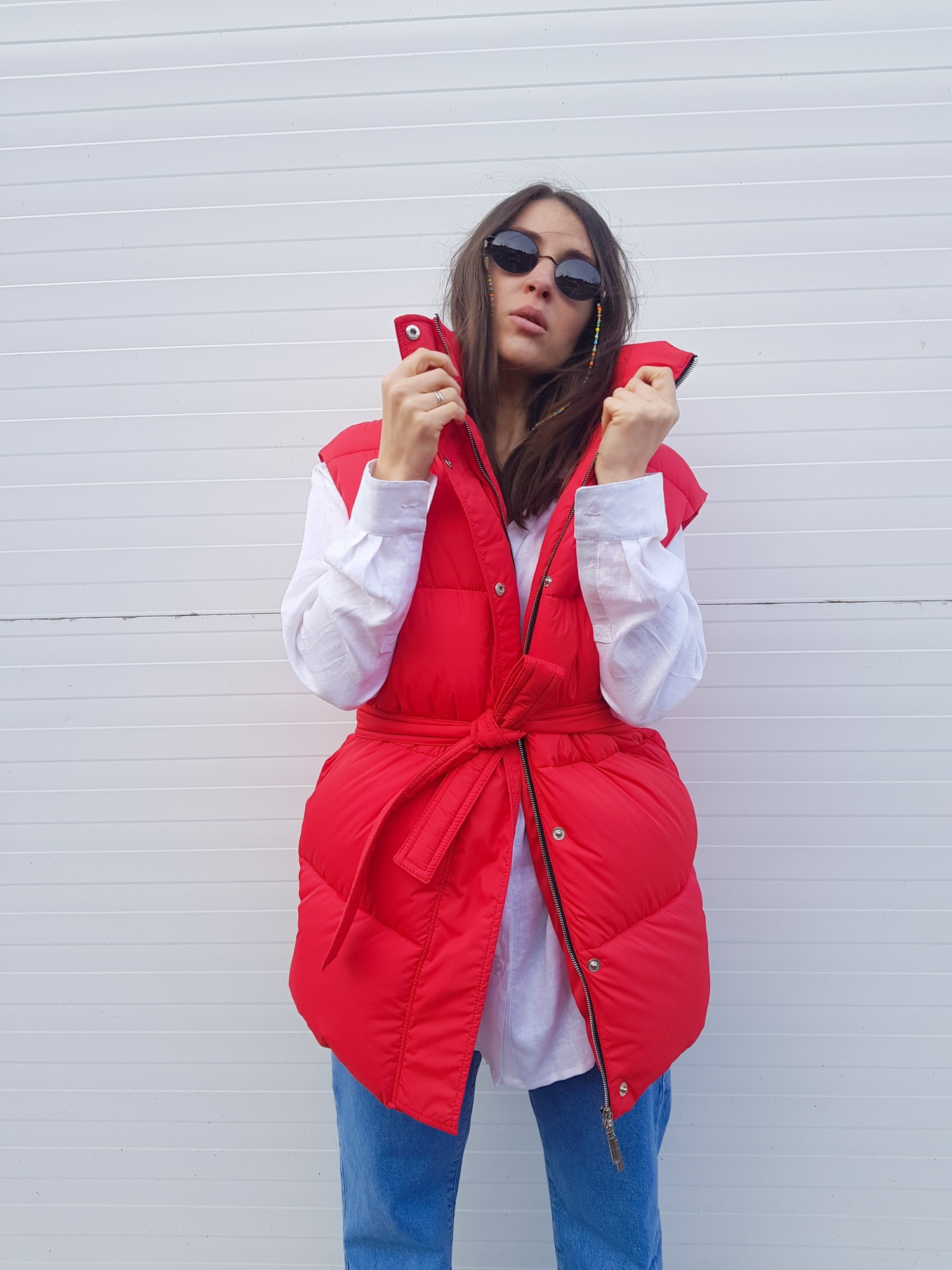 

Жилет Lilo Middle Red Oversize M красный