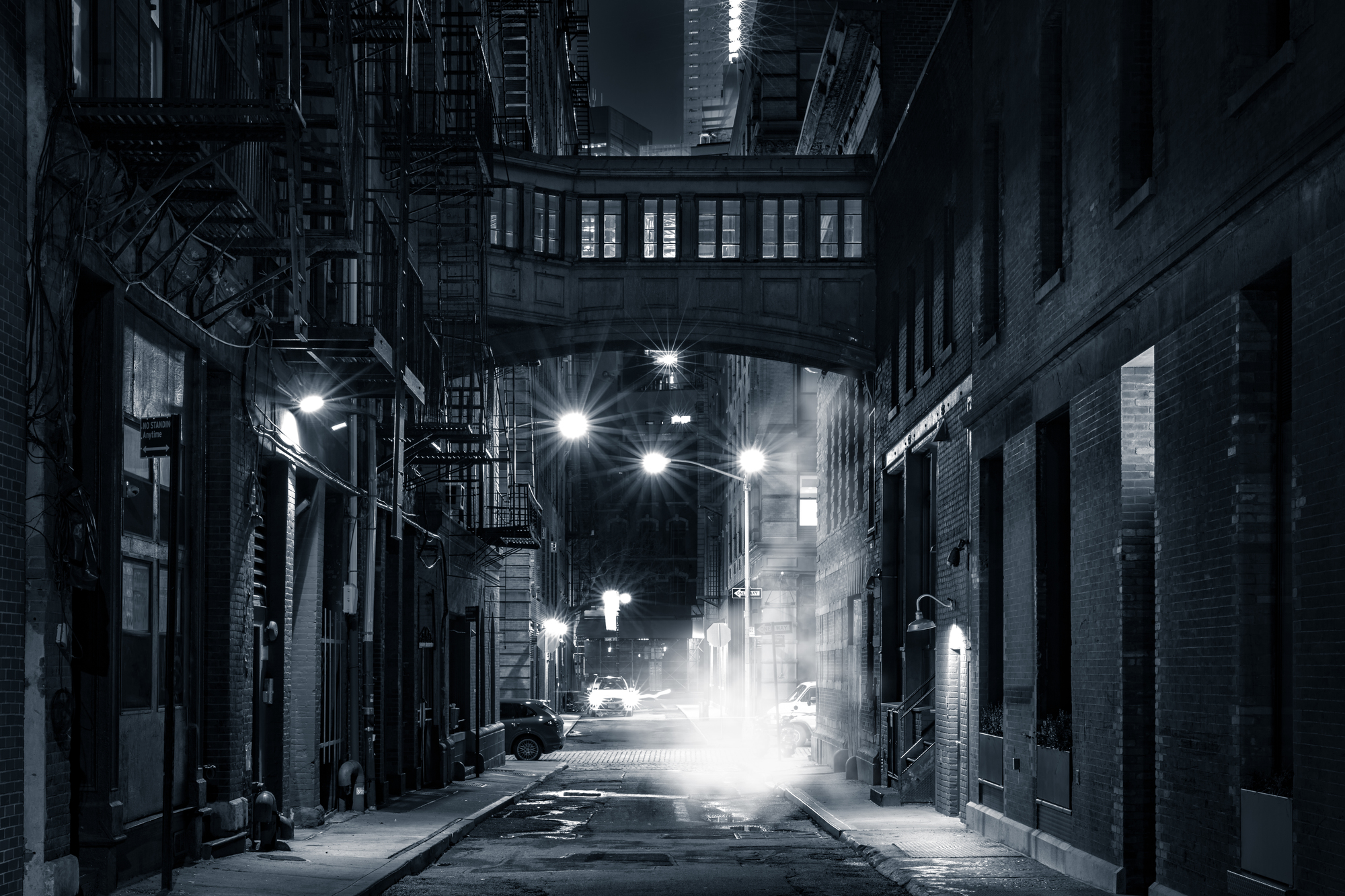 

Фотообои Архитектура 'Ночной проулок' (3501) , Кожа