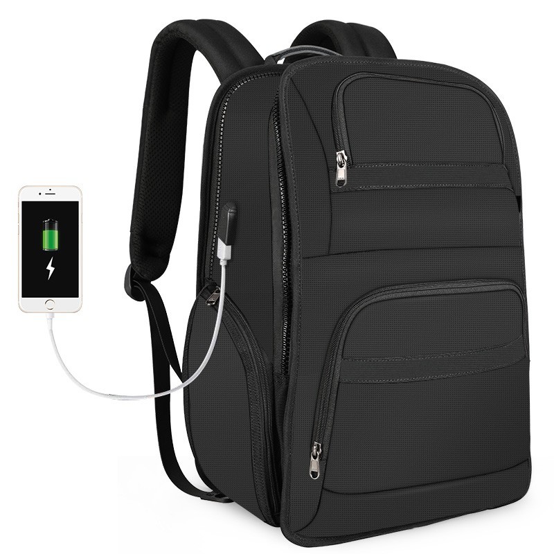 

Рюкзак городской Tigernu T-B3852 для ноутбука 17" с USB объем 27л. Черный (кодовый замок в подарок)