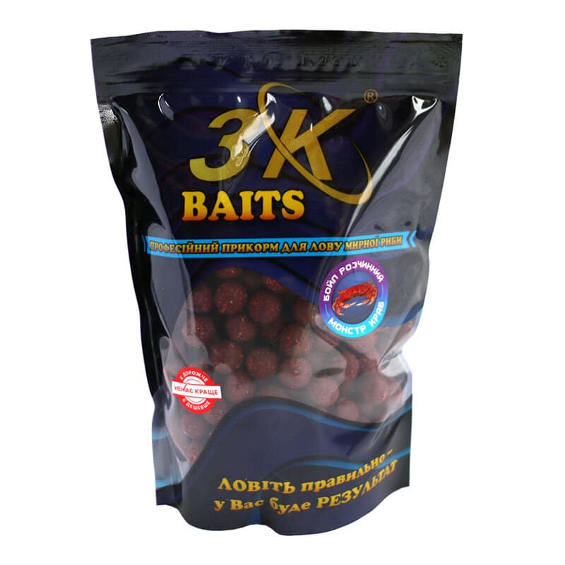 

Бойл 3KBaits растворимый пылящий Монстр краб 16мм 800г (3KB1164)