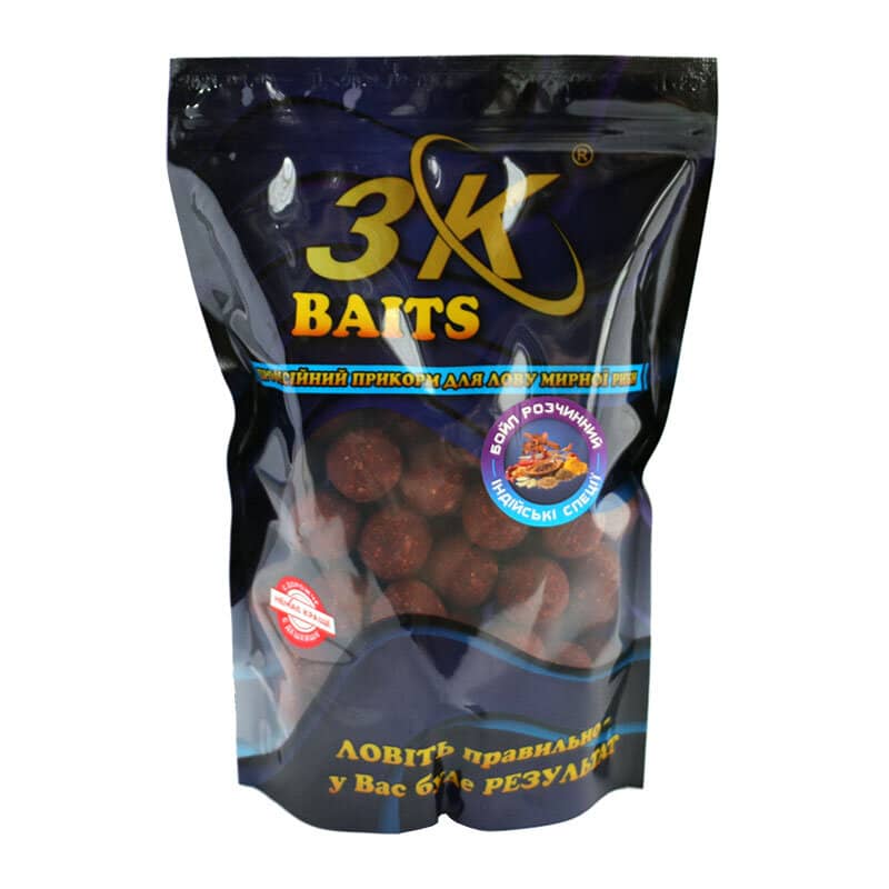 

Бойл 3KBaits растворимый пылящий Индийские специи 24мм 800г (3KB1171)