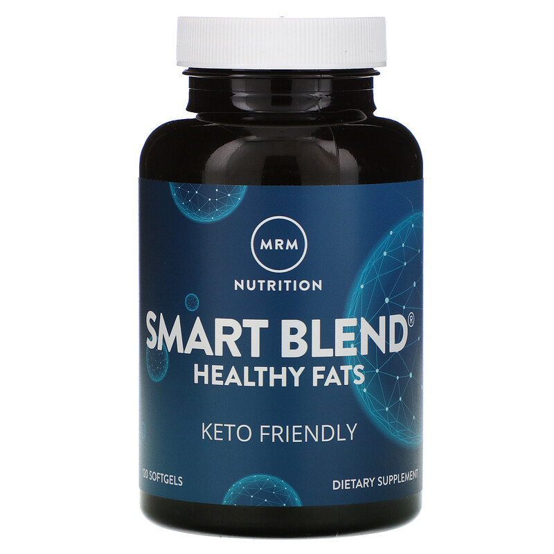 

Комплекс жирных кислот MRM, Nutrition "Smart Blend Healthy Fats" рыбий жир омега 3 с КЛК и ГЛК (120 гелевых капсул)