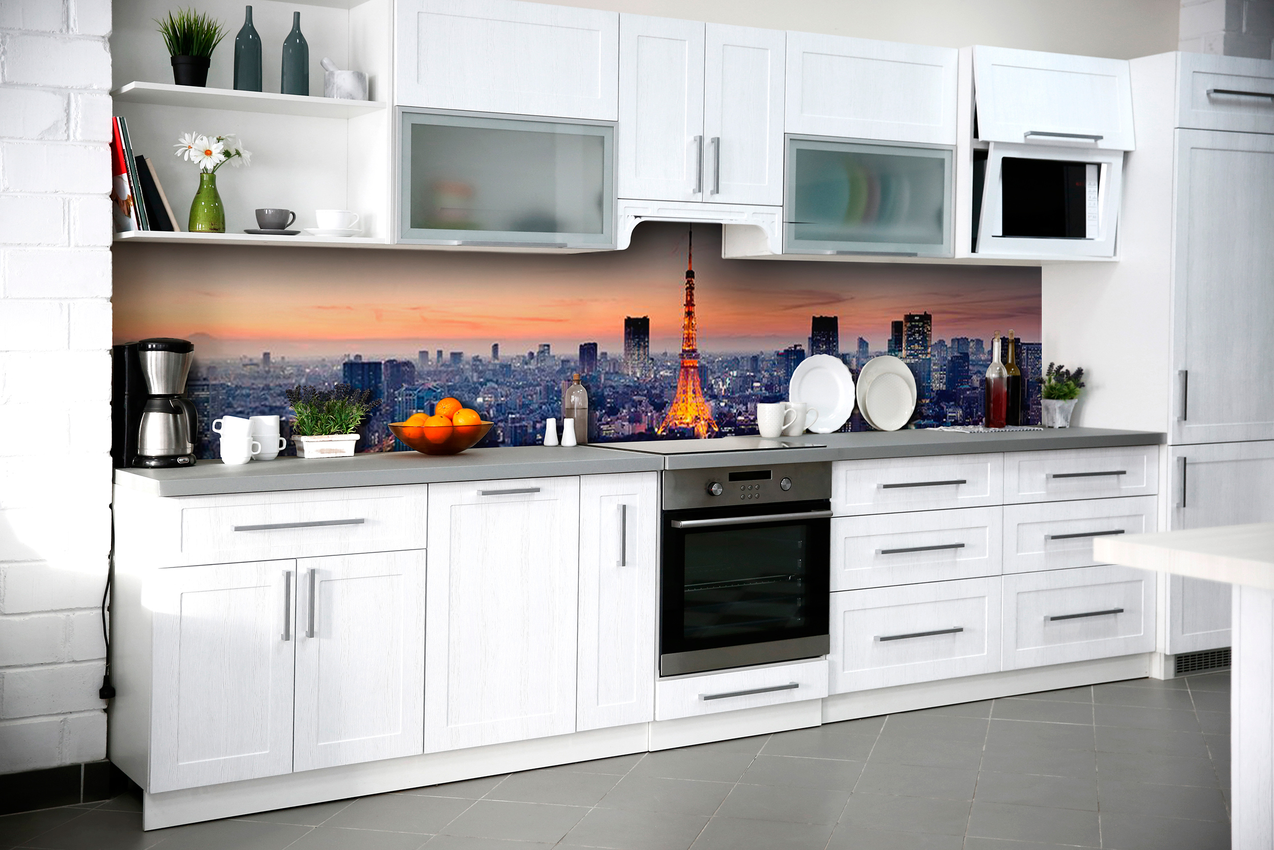 

Скинали на кухню Zatarga Парижский уикенд 600х2500 мм