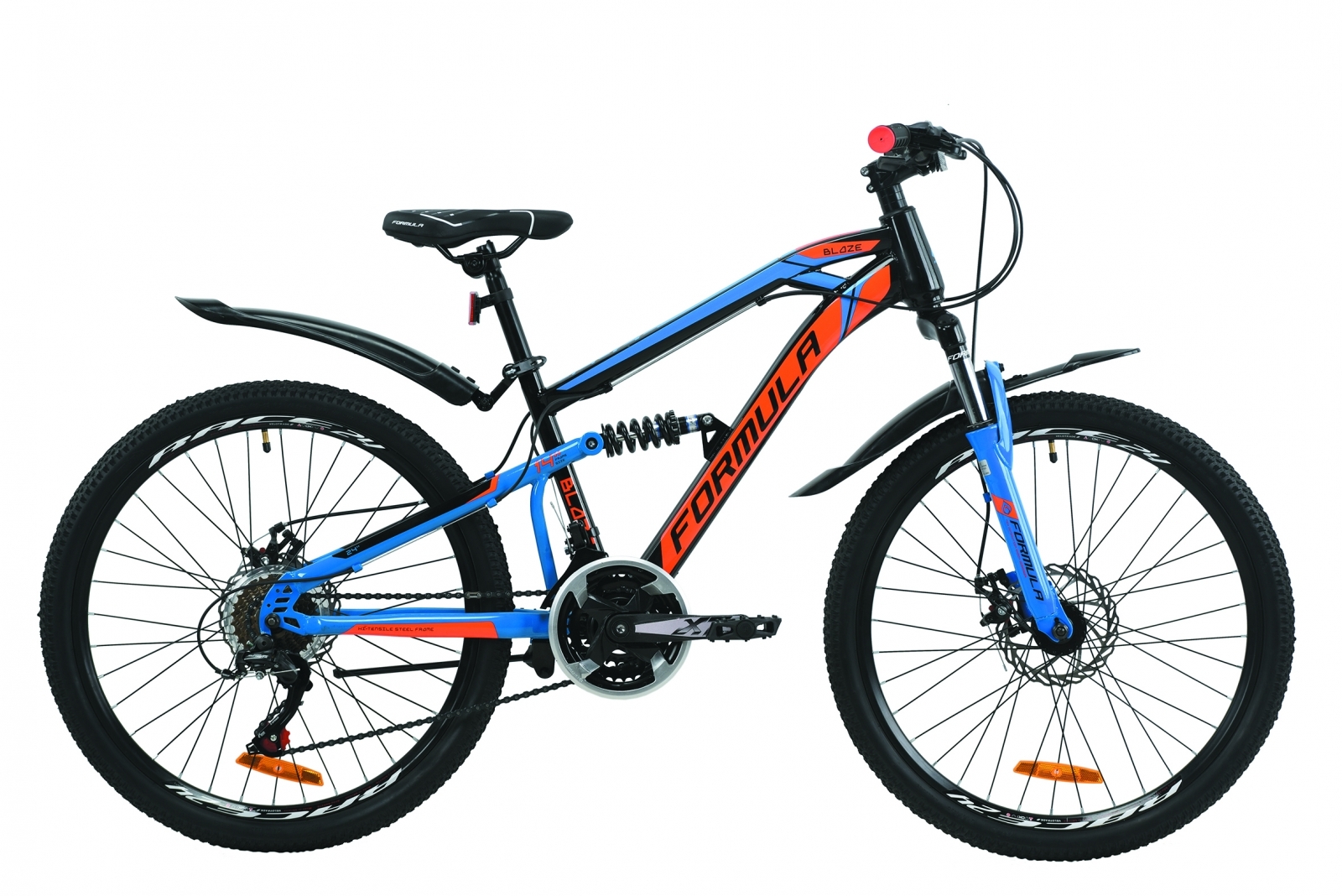 

Велосипед 24" Formula BLAZE DD 14" черно-бирюзовый (м) 2020