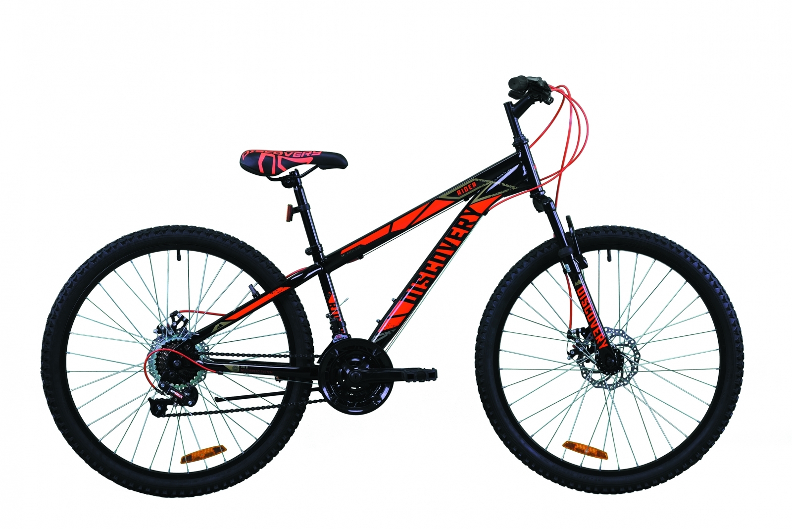 

Велосипед 26" Discovery RIDER DD 13" черно-красный 2020