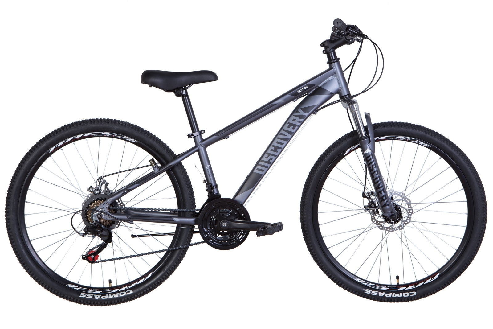 

Велосипед 26" Discovery BASTION DD 13" серо-черный (м) 2021