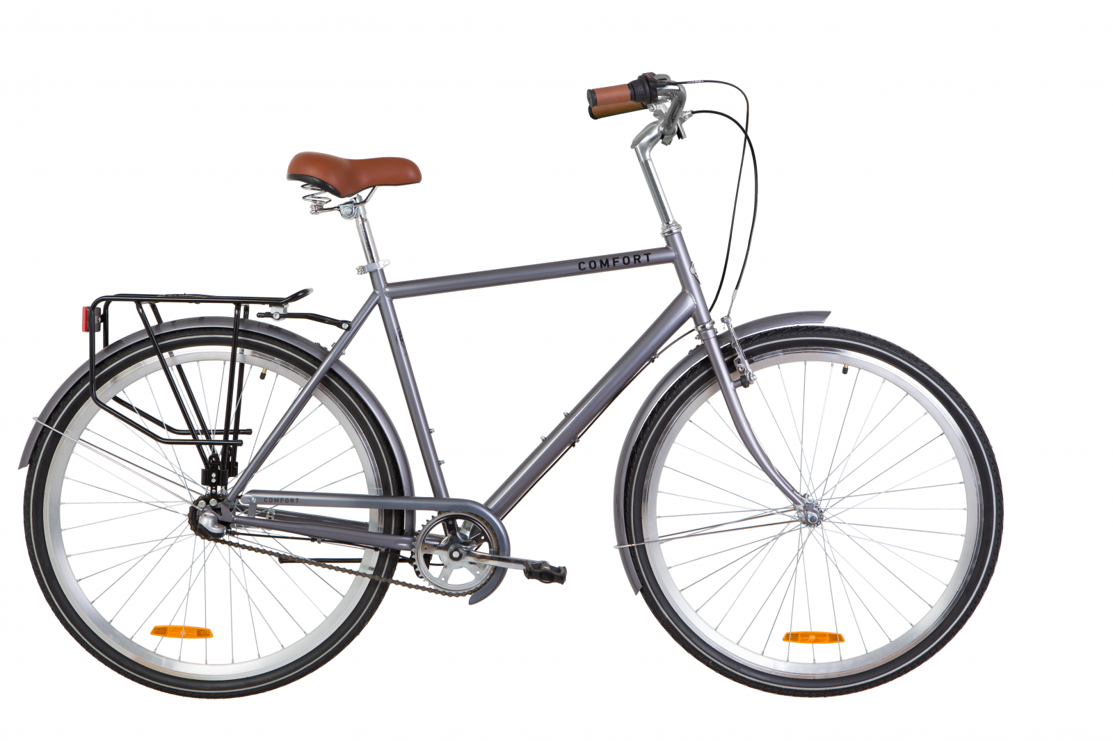 

Велосипед 28" Dorozhnik COMFORT MALE планет. 22" серый 2020