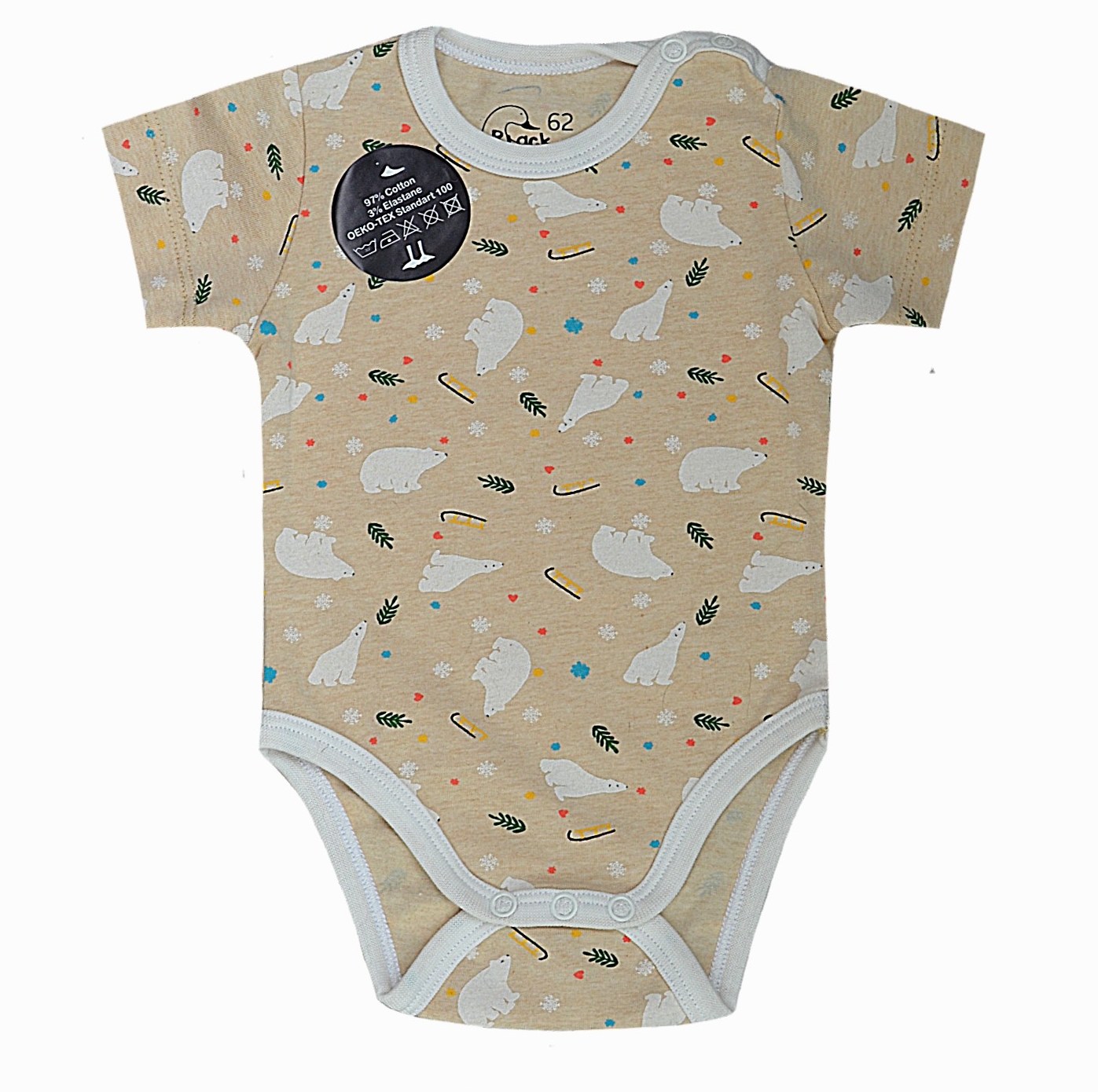 

Боди Blackduckindark Winter bears р.62 бежевое (AY01-80-01-017)