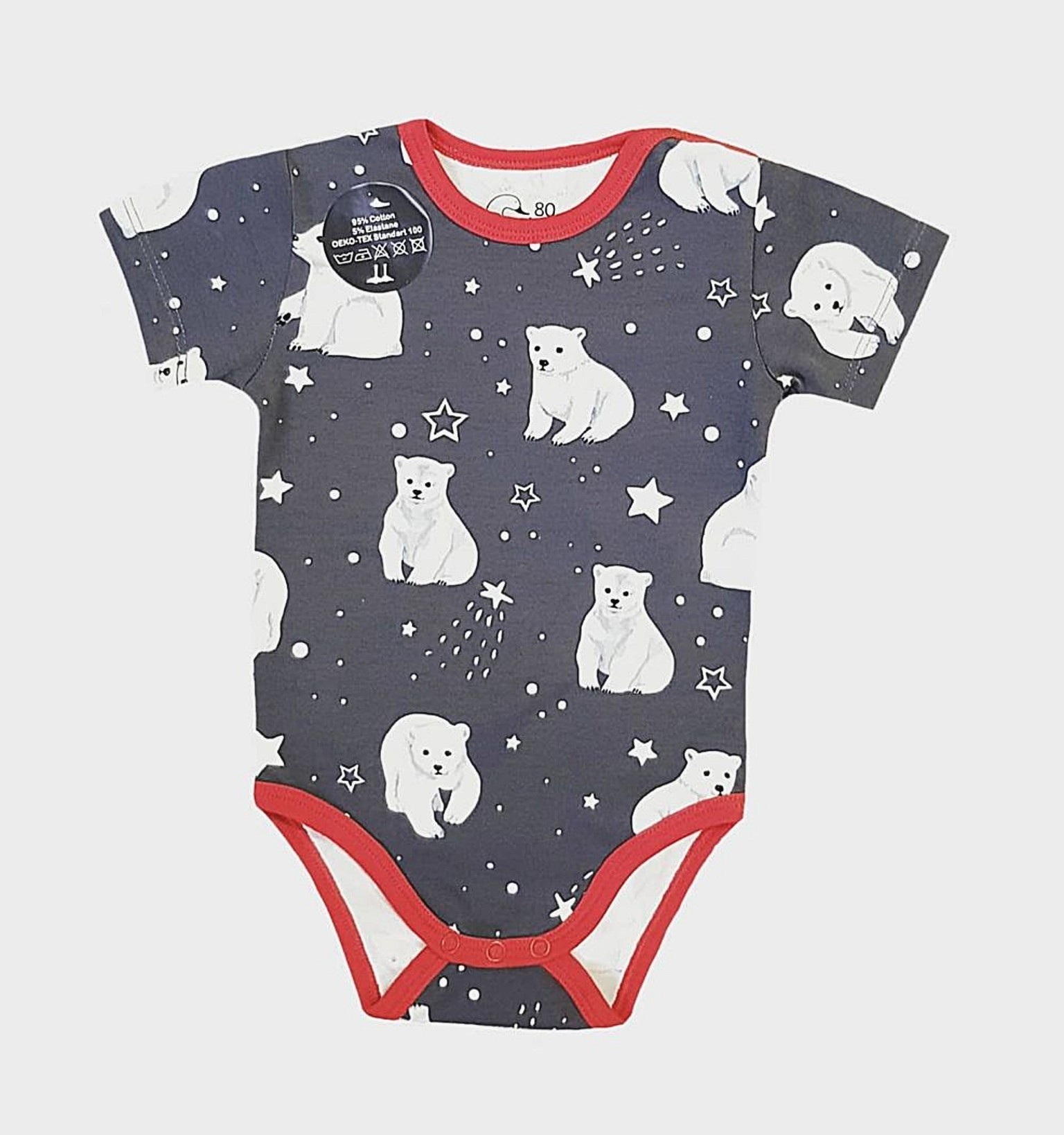 

Боди Blackduckindark White Bears р.80 серое (AY01-80-21-001)