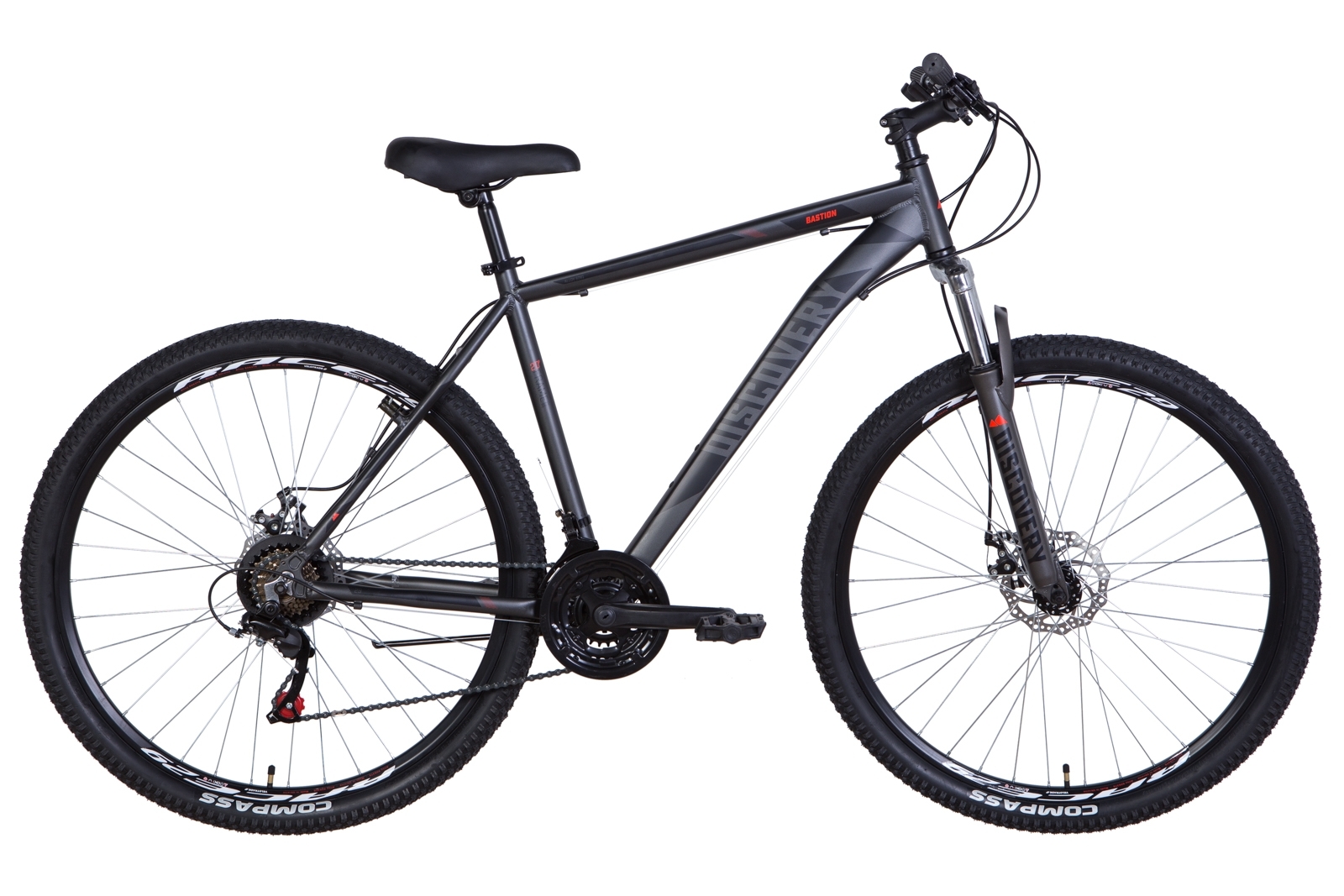 

Велосипед 29" Discovery BASTION DD 20" графитовый (м) 2021