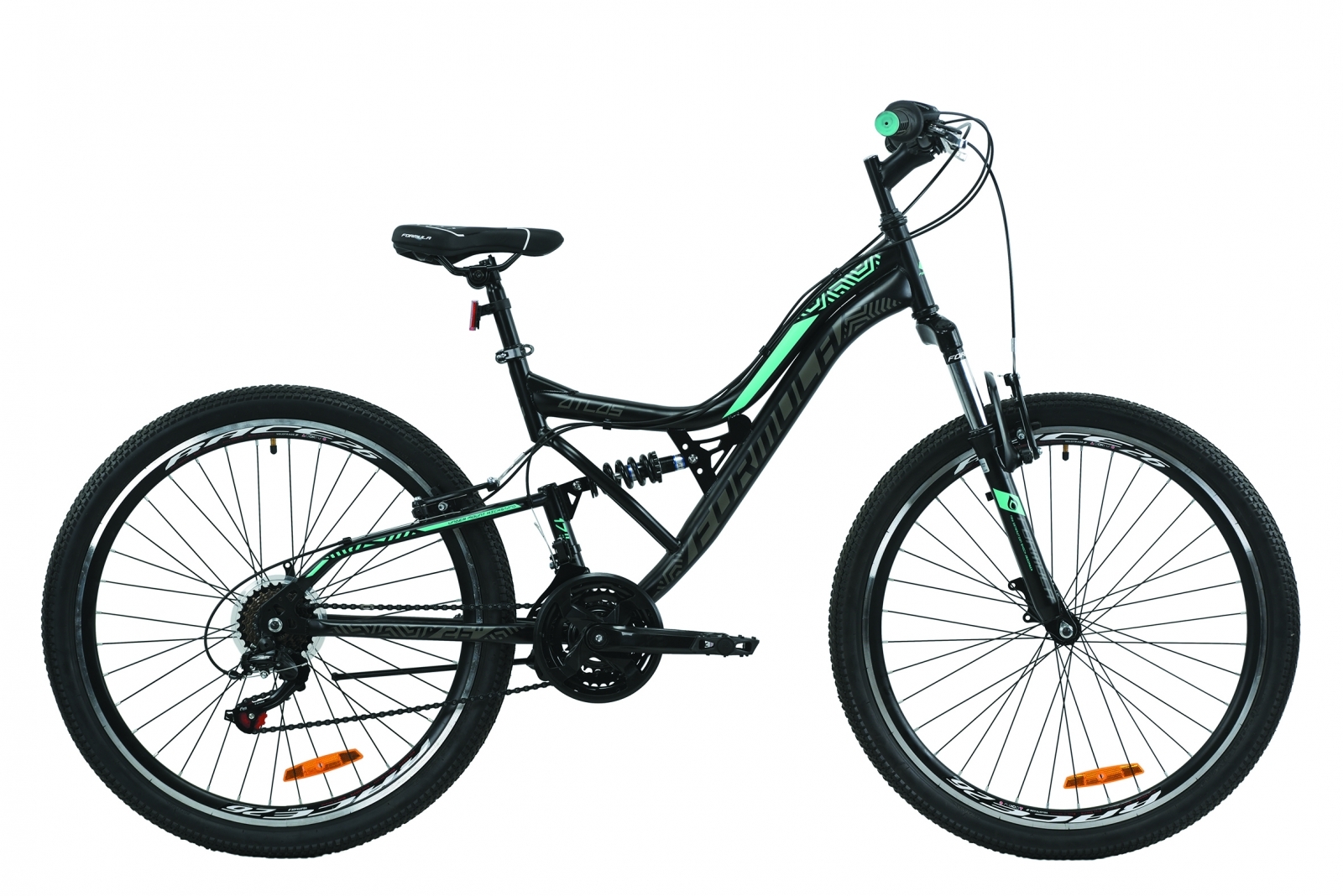 

Велосипед 26" Formula ATLAS 17" черно-бирюзовый (м) 2020