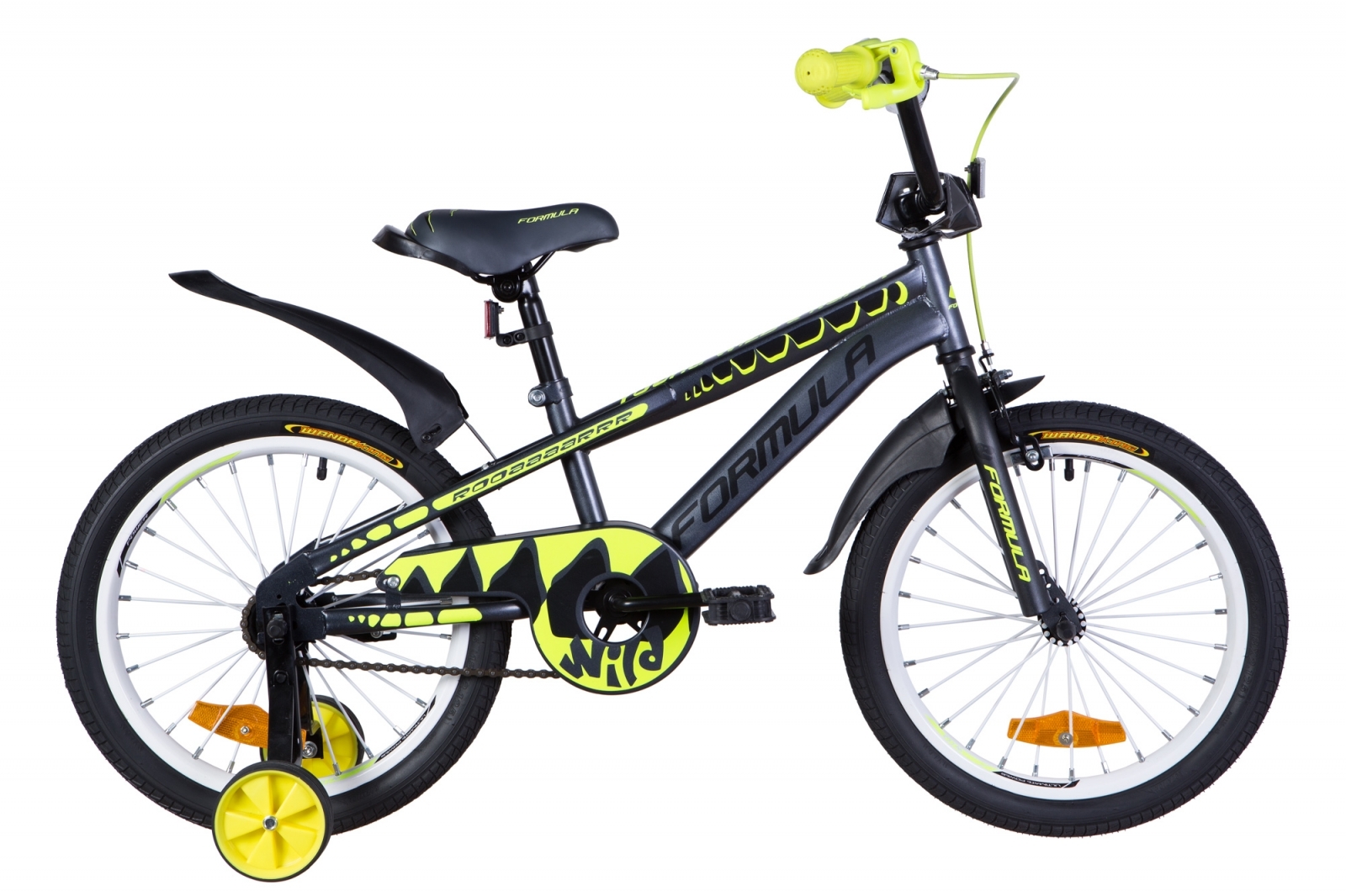 

Велосипед 18" Formula WILD 9" серо-желтый с черным (м) 2021