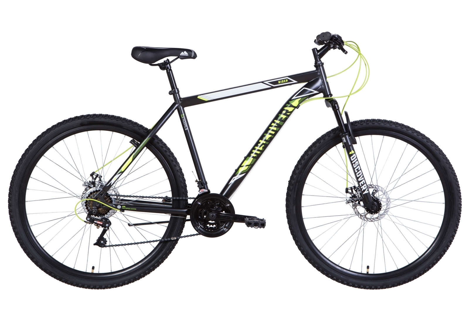 

Велосипед 29" Discovery RIDER DD 21" черно-желтый (м) 2021