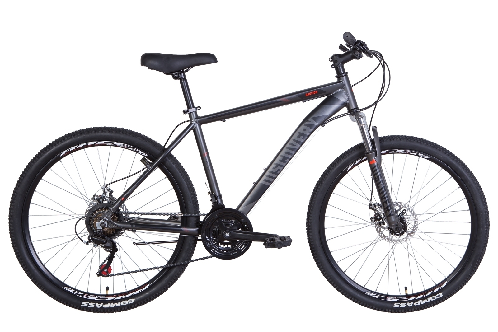

Велосипед 26" Discovery BASTION DD 18" графитовый (м) 2021
