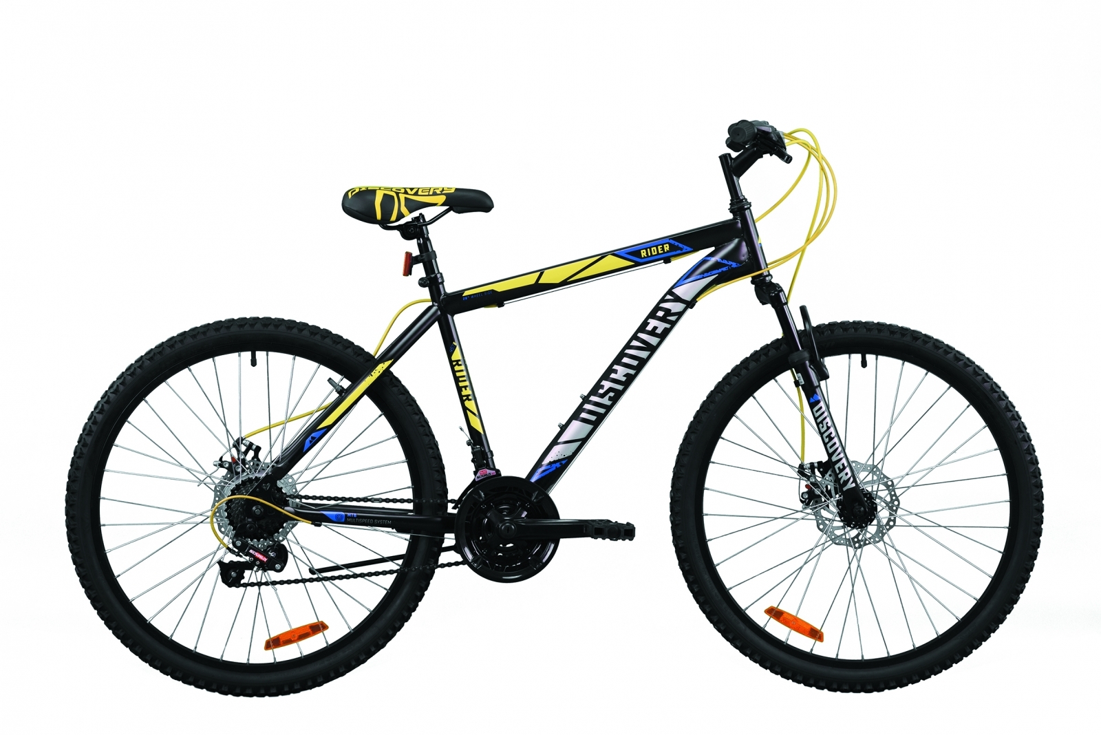 

Велосипед 26" Discovery RIDER DD 13" черно-салатно-серый (м) 2020