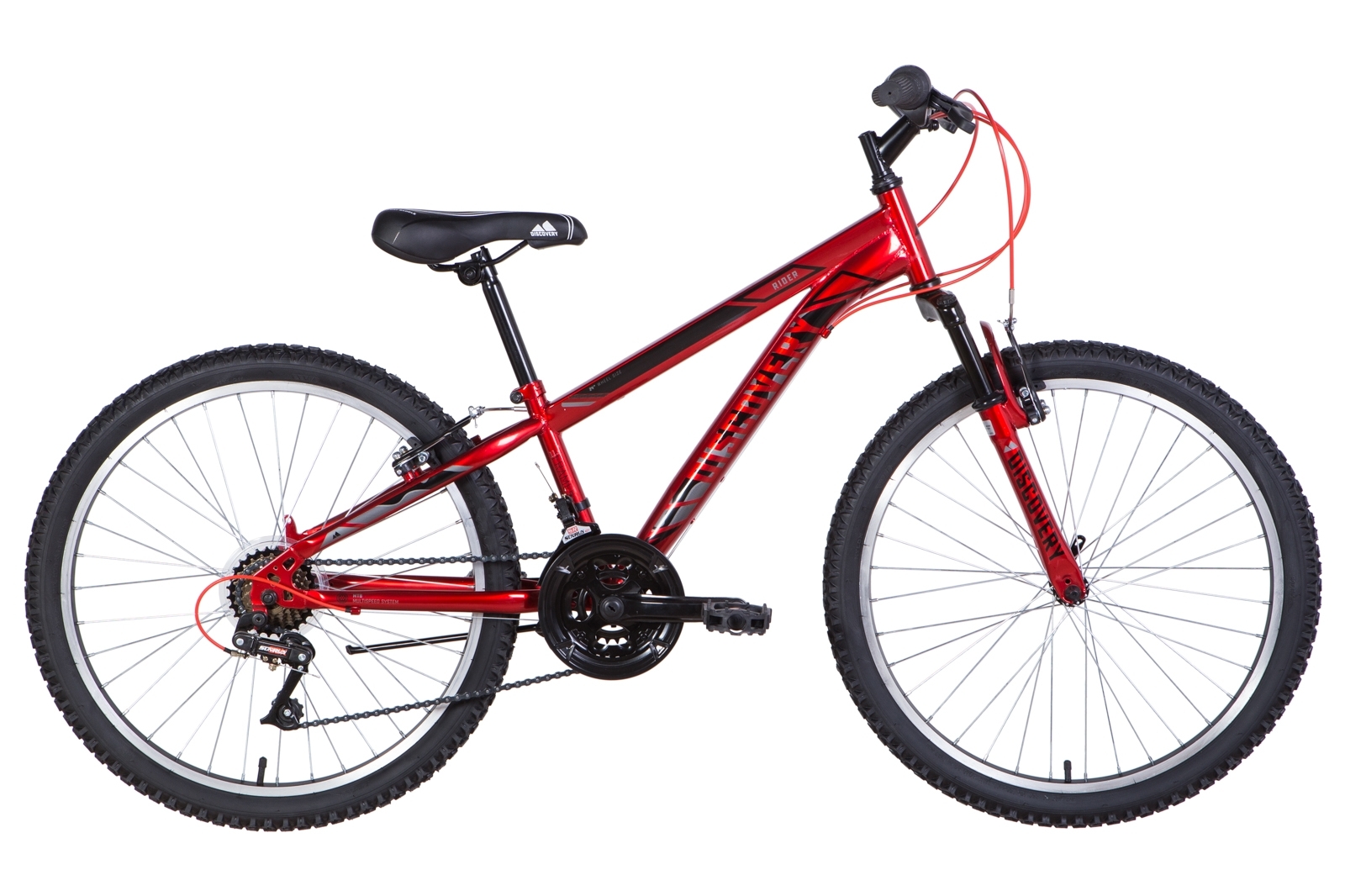 

Велосипед 24" Discovery RIDER красный 2021