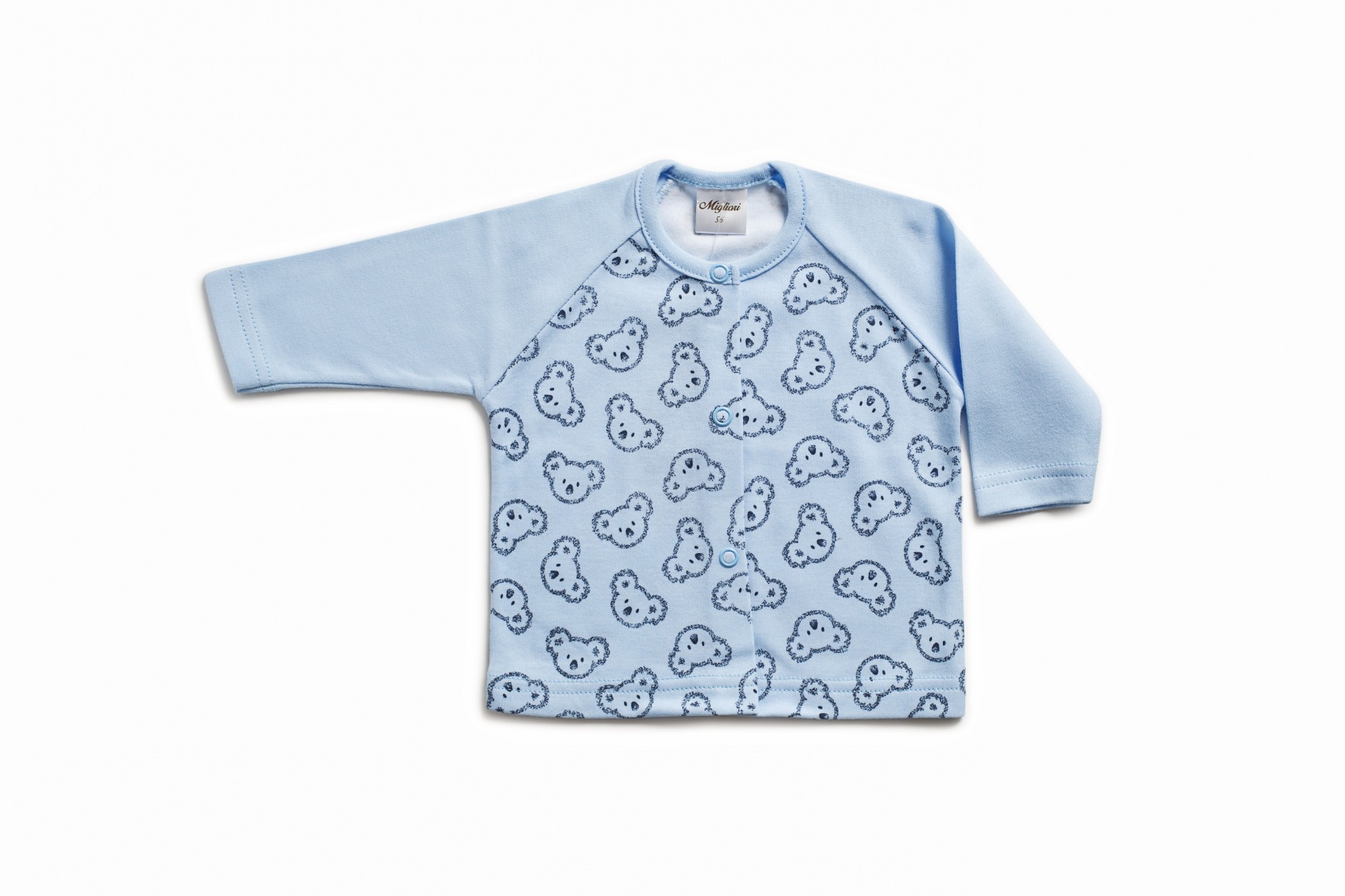 

Кофта на застежку Migliori Little koala 74 см Голубой 3810