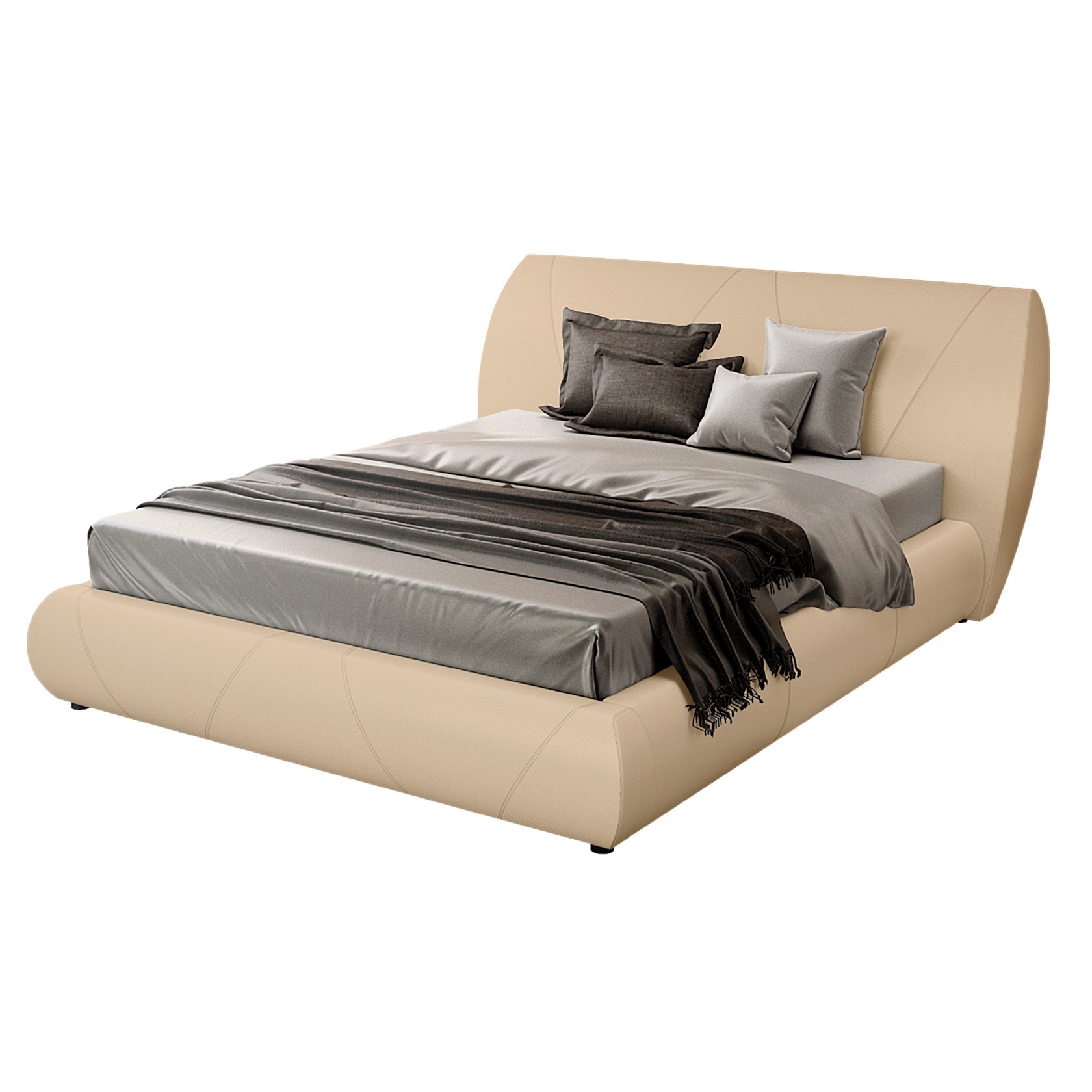 

Кровать Лас-Вегас (Green Sofa) Бежевая 200х200 см 381116_45