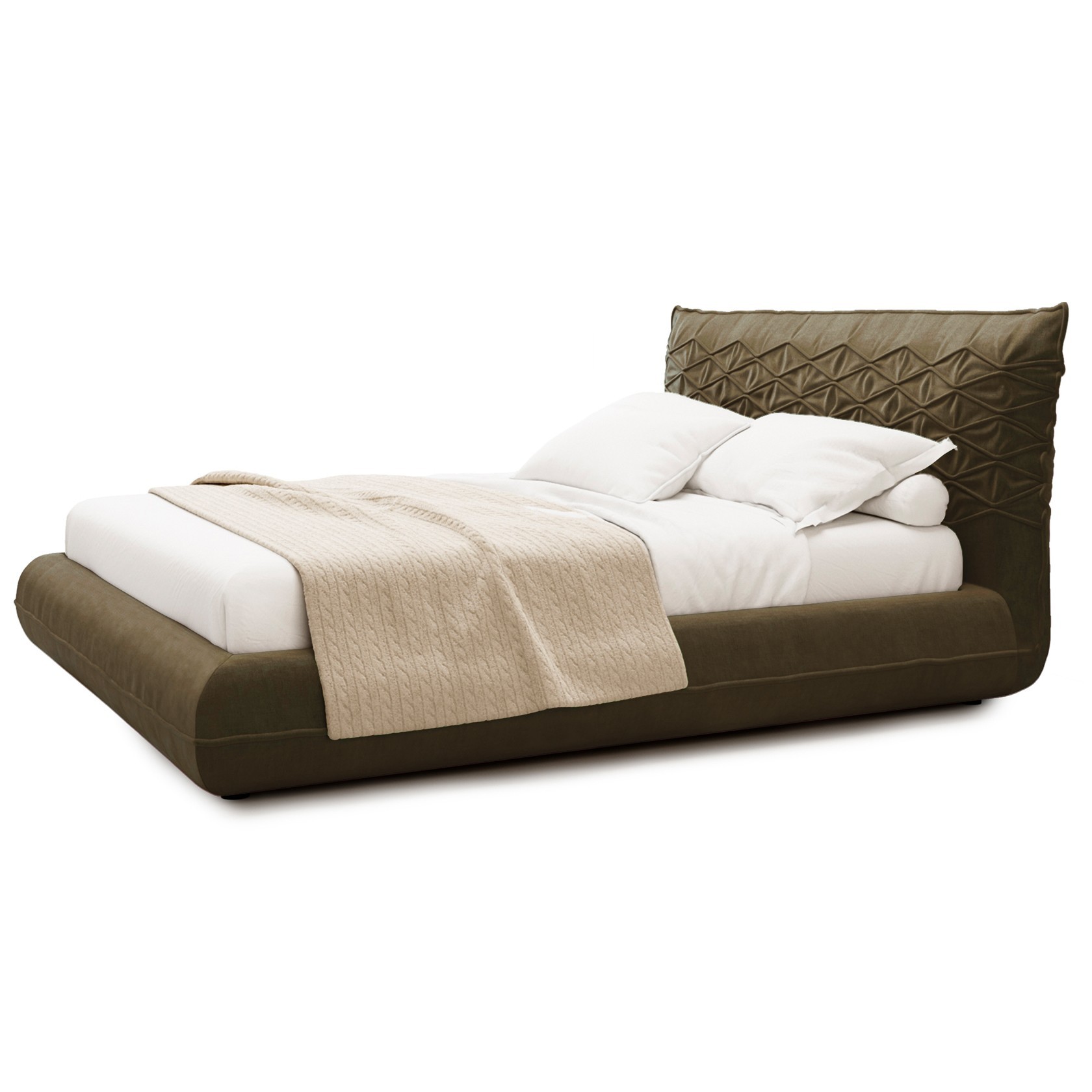 

Кровать Шанхай (Green Sofa) Коричневая 200х200 см 381149_50