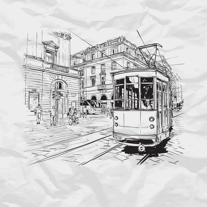 

Фотообои Арт 'Город' (2644) , Гладь