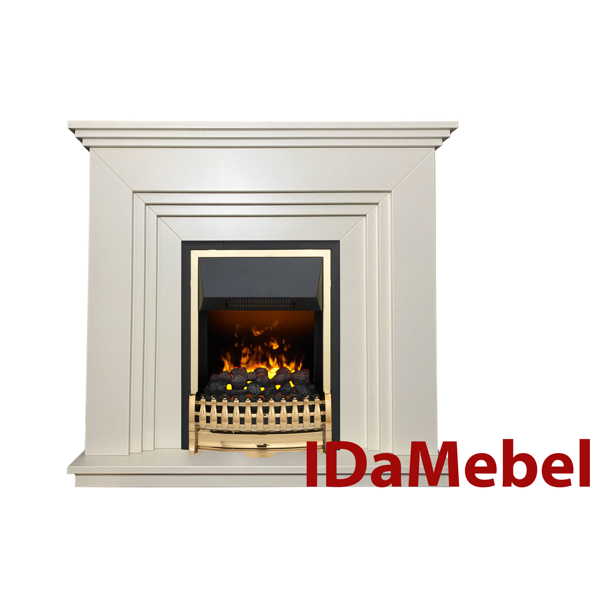 

Каминокомплект IDaMebel Gloria Белый Atherton