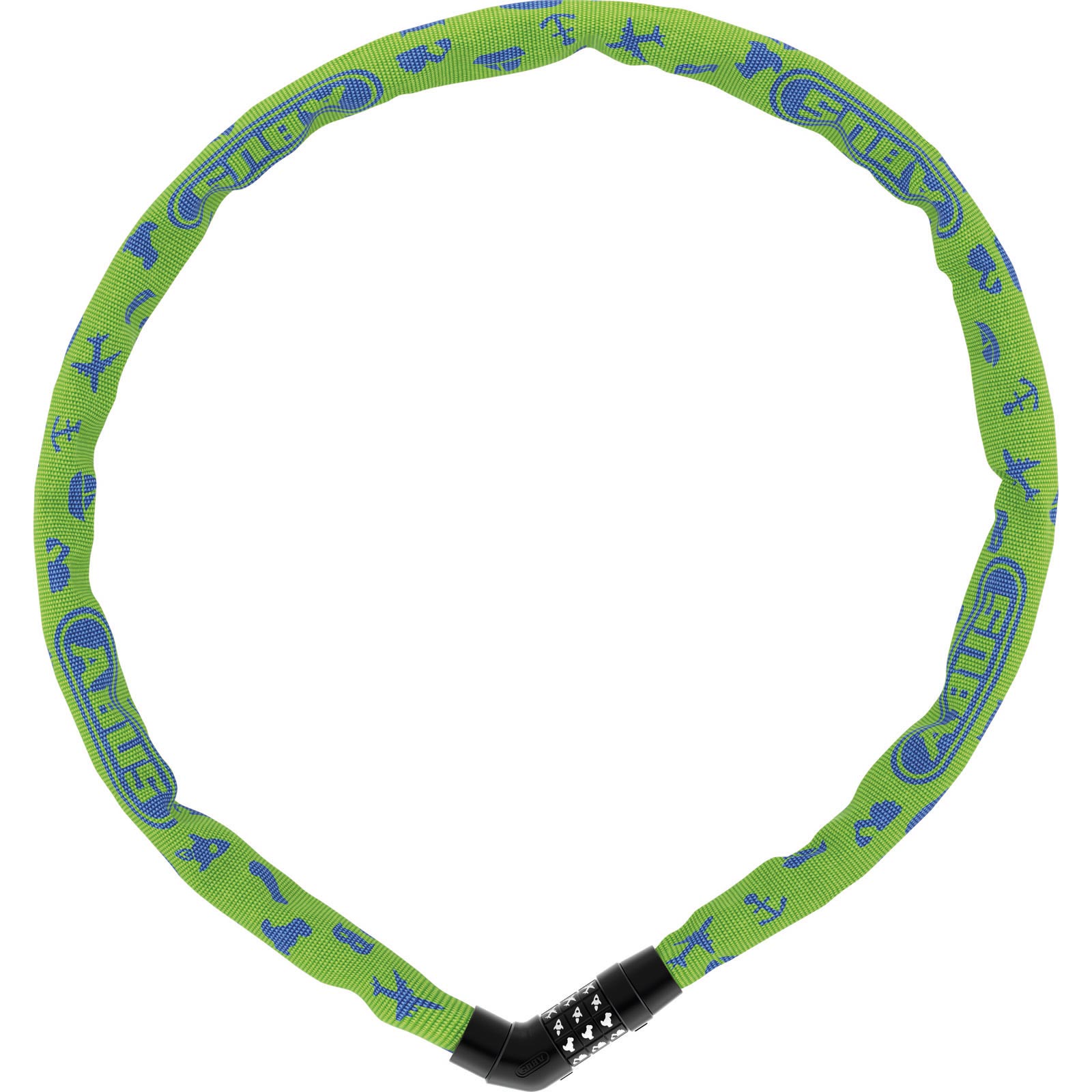 

Велозамок ABUS 4804C/75 Steel-O-Chain Symbols Lime