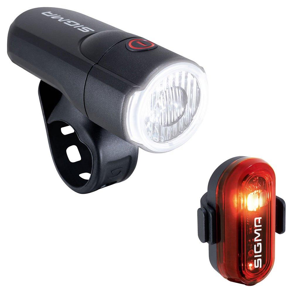 

Комплект велосвітла Sigma Sport Aura 30 / Сurve K-Set Чорний