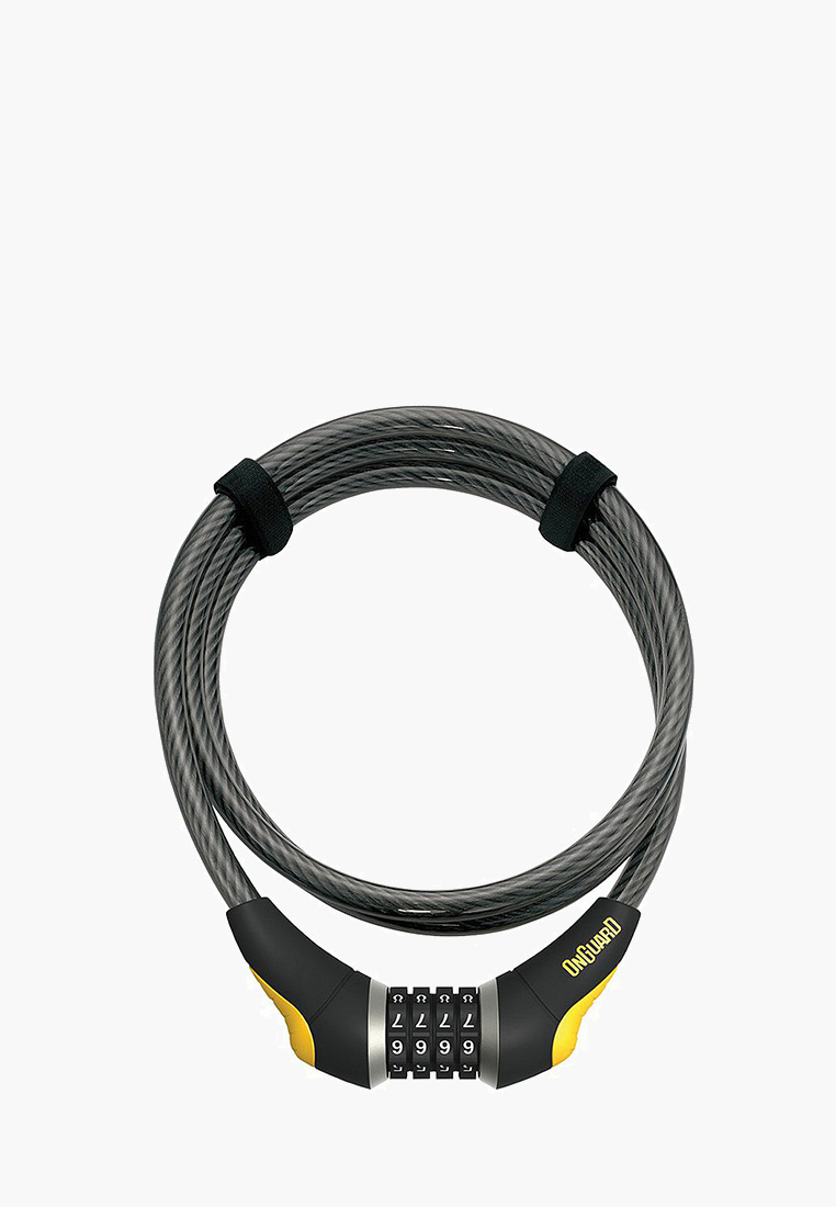 

Велозамок кодовий Onguard 8042 AKITA 185см х 10мм Чорний