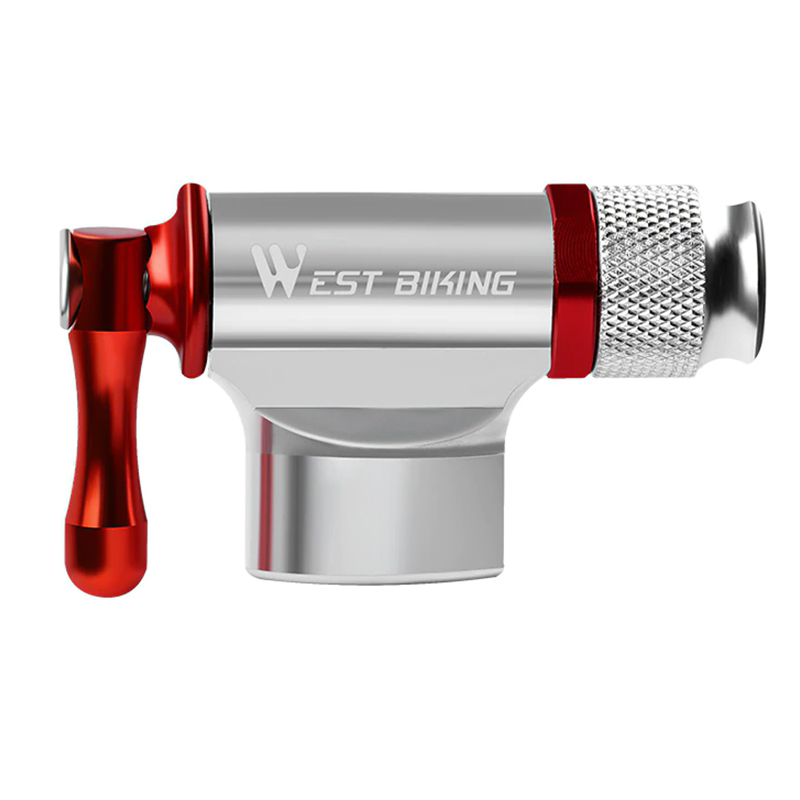 

Насос велосипедный West Biking 0711061 Red под баллон CO2 30г (4957-15148)