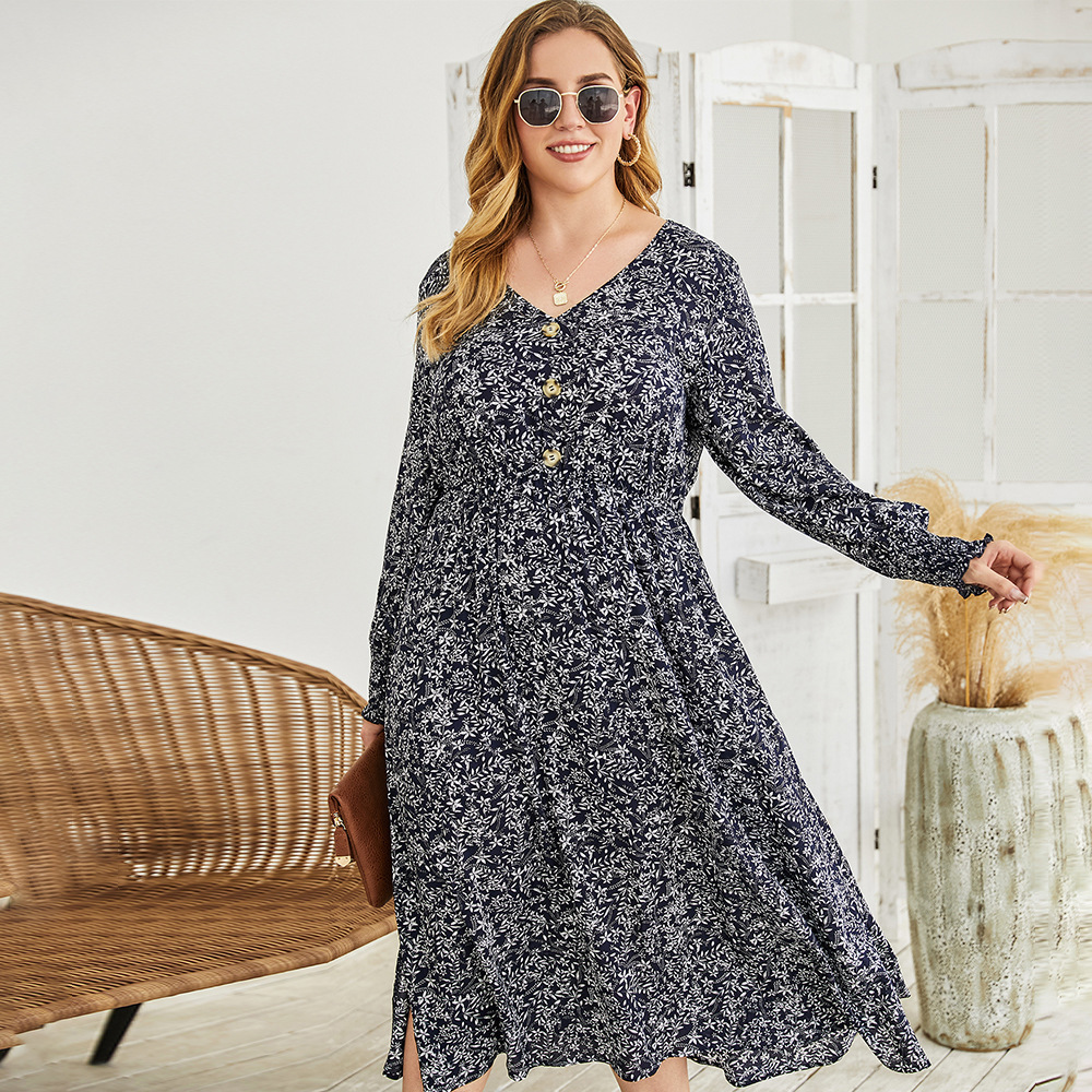 

Платье женское с пышной юбкой Effulgence Berni Fashion PLUS (XXL) Синий