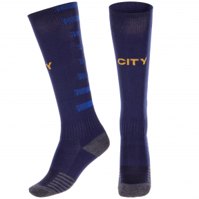 

Гетры детские Zelart с символикой футбольного клуба MANCHESTER CITY AWAY 2021 р-р 32-39 Черный