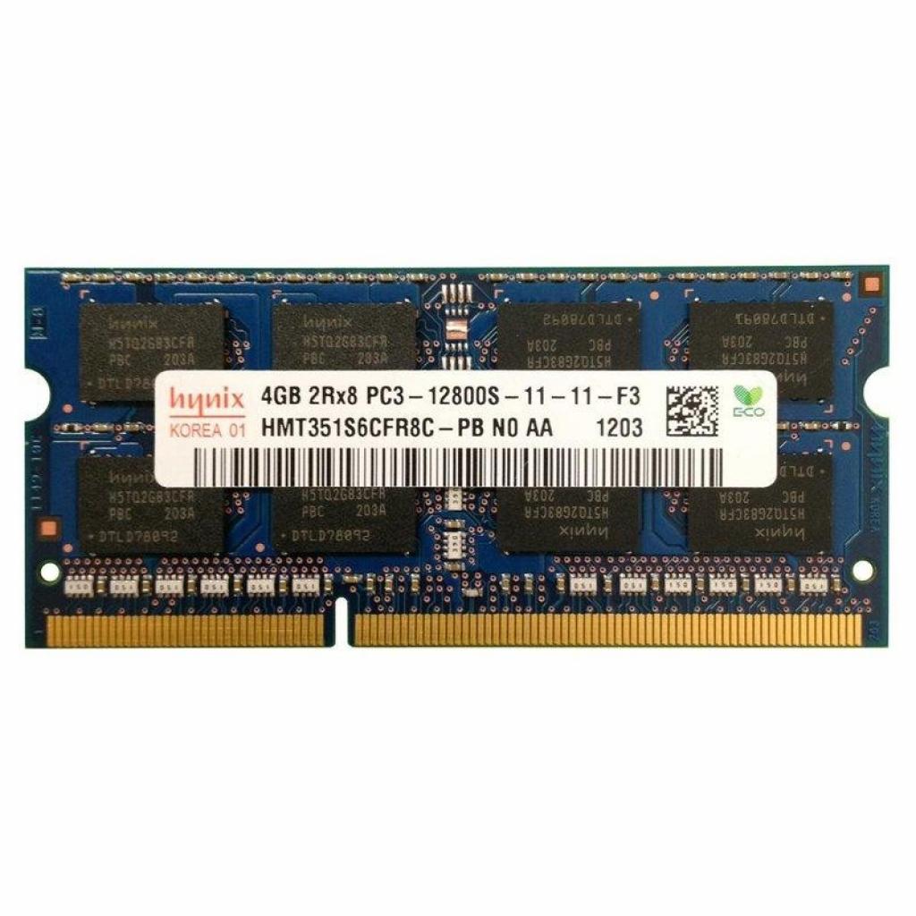 

Модуль памяти для ноутбука SoDIMM DDR3 4GB 1600 MHz Hynix (HMT351S6CFR8C-PB)