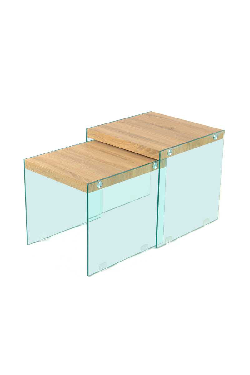 

Набор столов Arhome Amer S110/2 Natural/Clear 5YXWL