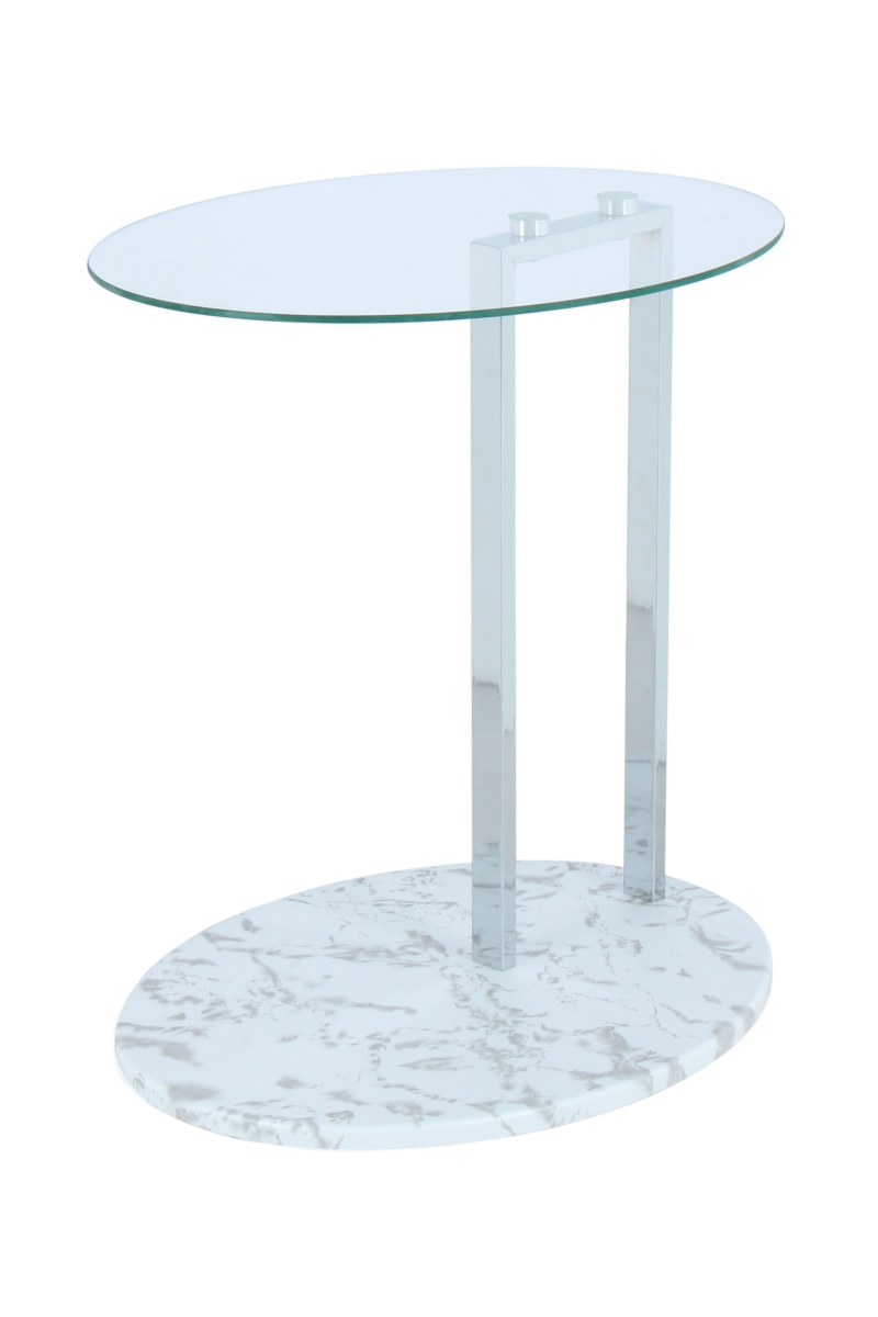 

Стол Arhome Mark SM275 Clear/Chrome/Whitemarble XCNF2