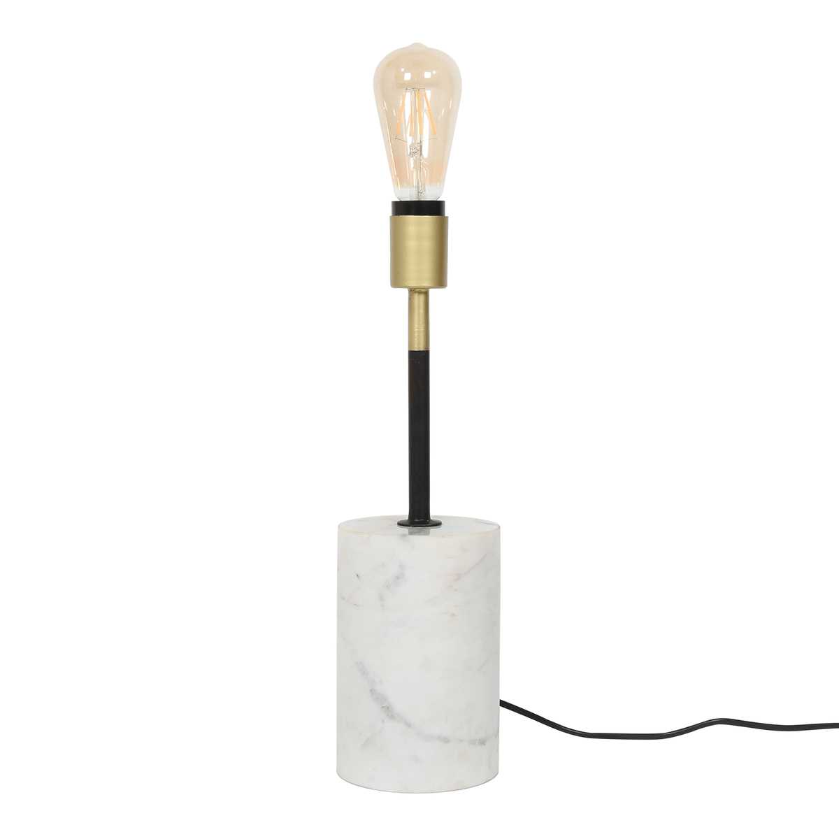 

Настольная лампа Arhome Pit MK287 White/Brass/Black ER5XE