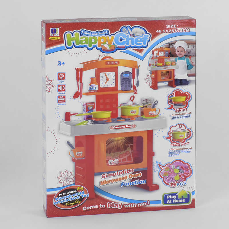 

Кухня BOHUI TOYS 19 деталей, свет, звук 661-91 (10)