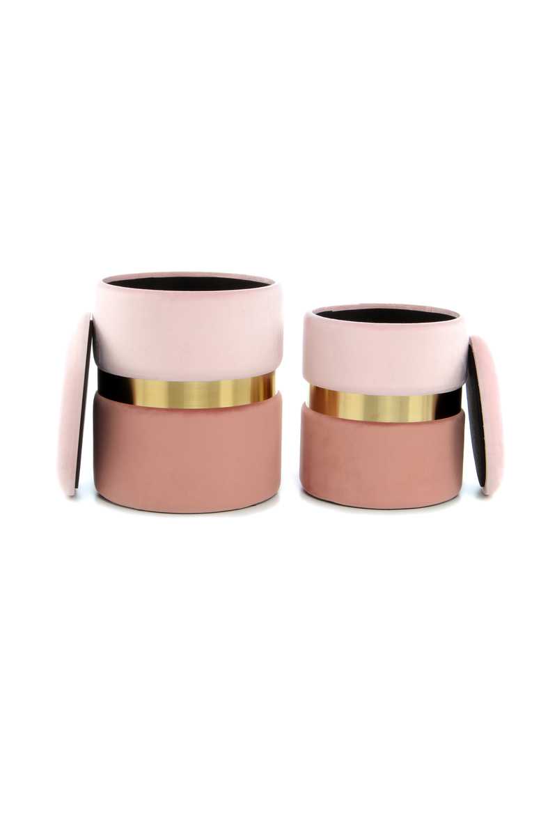 

Набор пуфов Arhome Derby T125/2 Pink/Darkpink 31HZE