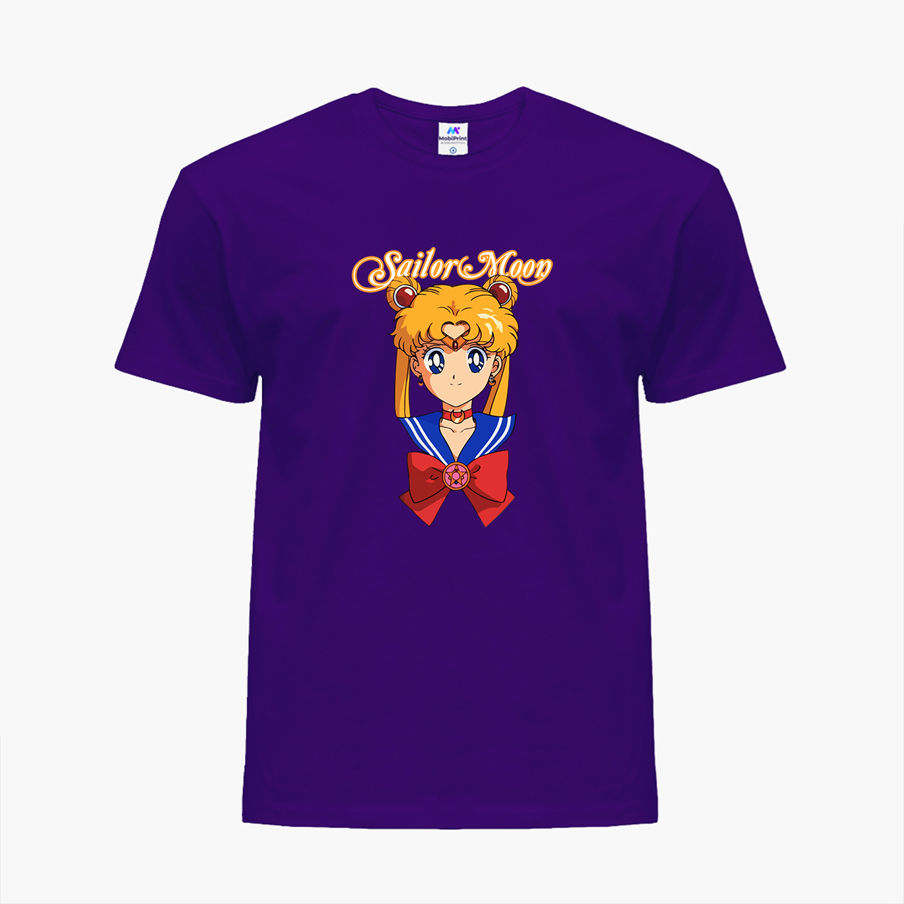 

Детская футболка для девочек Сейлор Мун (Sailor Moon) (25186-2915-23) 146-152 см Хлопок Фиолетовый