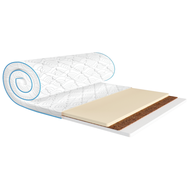 

Міні-матрац SleepFly mini MEMO 2в1 KOKOS жаккард 70 см x 190 см