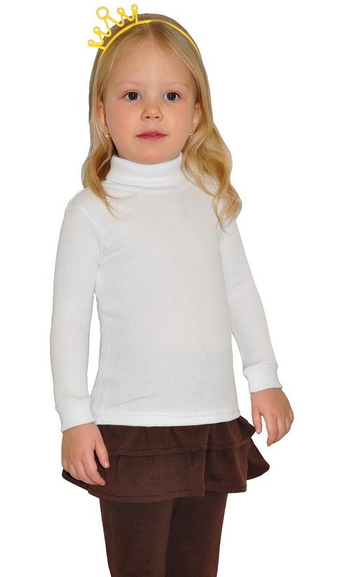 

Водолазка рубчик ЛіліАна 122 белая