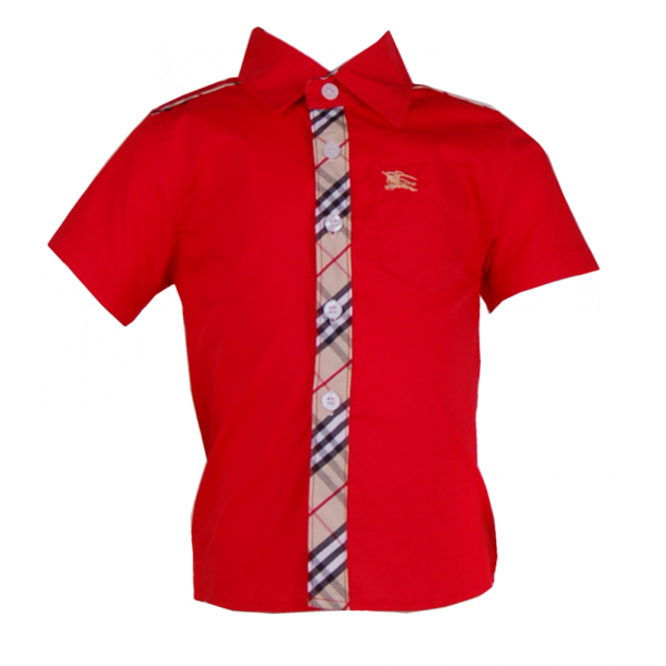 

Рубашка с классическим кантом 6 лет (116 см) B 30021-red красный цвет