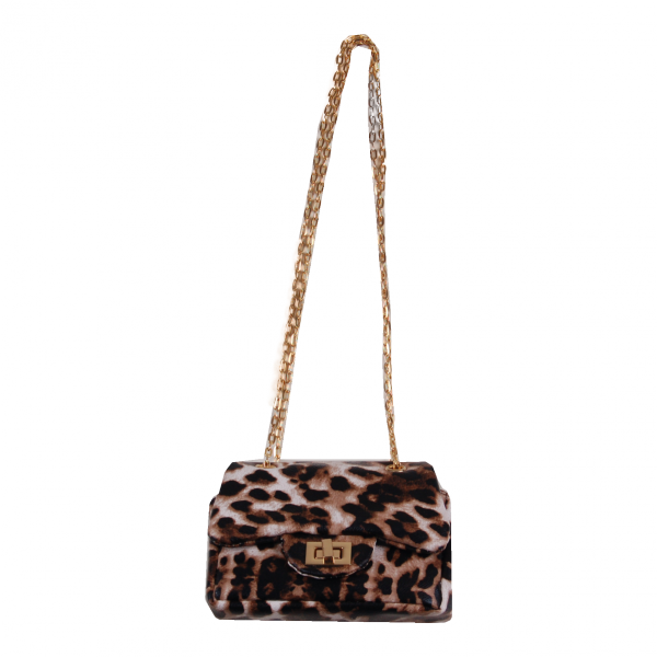 

Сумочка на цепочке A 30017-light leopard леопардовый цвет