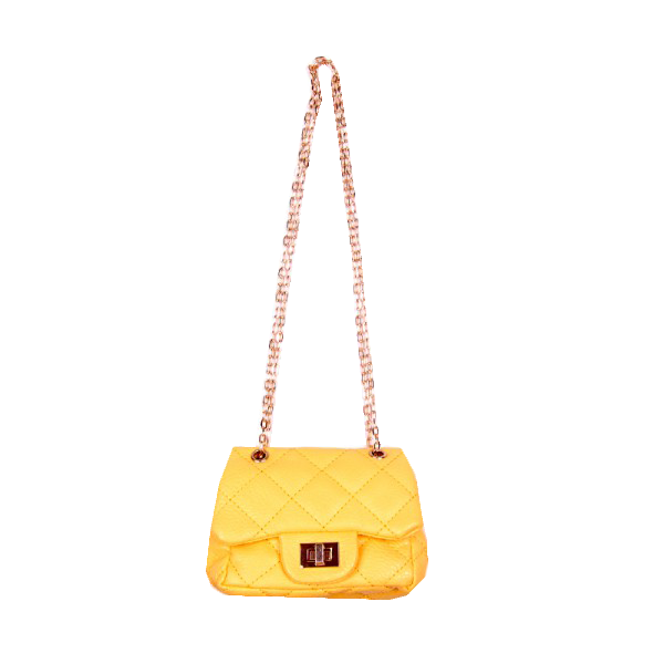 

Сумочка на цепочке A 30017-yellow желтый цвет